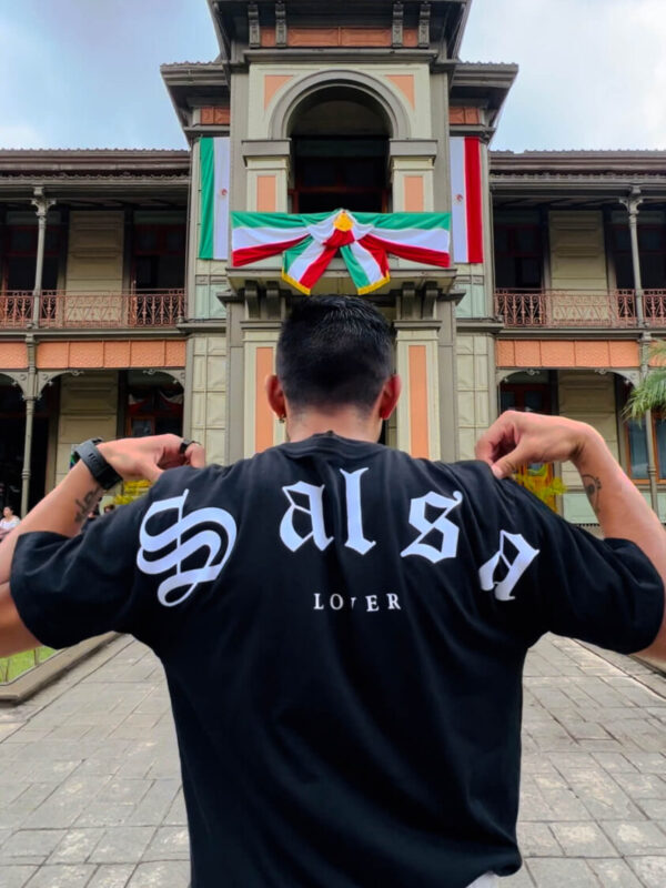 Playera para hombre SALSA LOVER color negro
