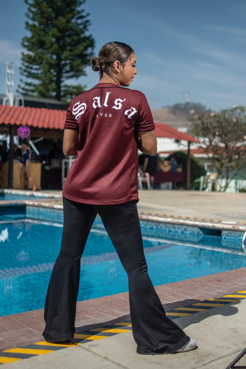 casaca jersey salsa lover marron espalda 1