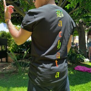 T-shirt Man Camiseta Playera Hombre Bachata Soul Negra tornasol