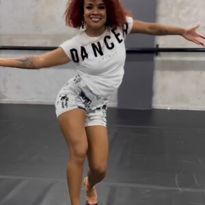 T-shirt Playera Dancer Spirit blanca mujer