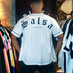 casaca jersey salsa lover blanco para hombre vista de espalda 1