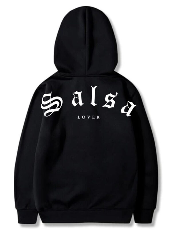 Hoodie SALSA LOVER negro unisex
