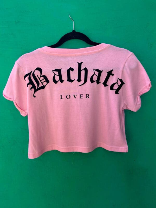 Crop Top BACHATA LOVER color rosa