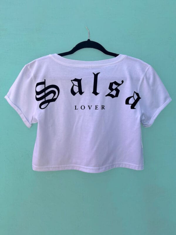 Crop Top SALSA LOVER color blanco