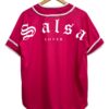 Casaca Jersey Salsa Lover rosa fiusha espalda