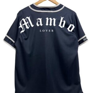 jersey color azul marino mambo lover unisex vista de espalda 1