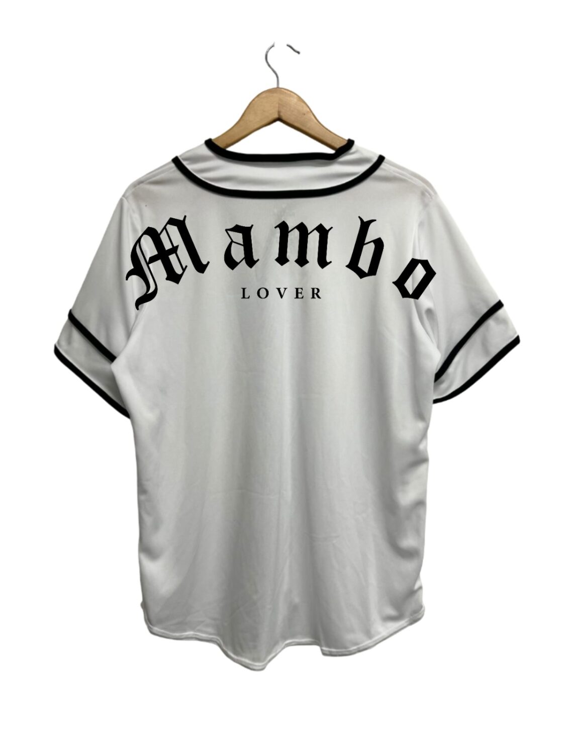 Casaca Jersey Mambo Lover blanco espalda