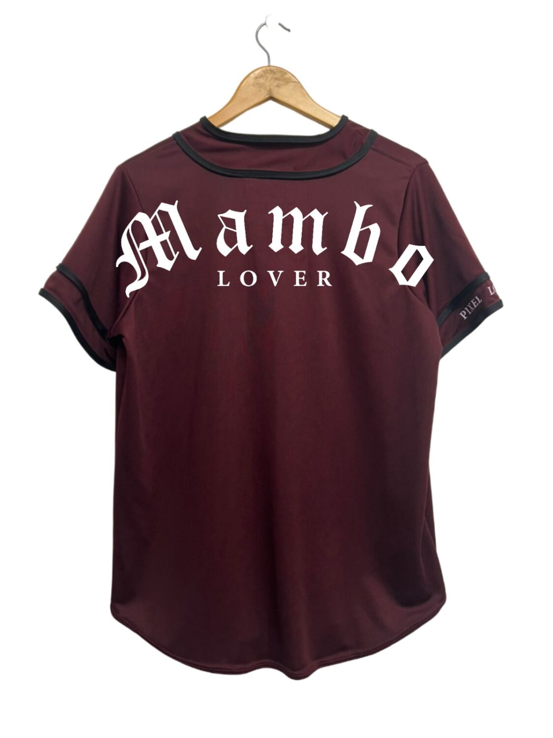 jersey color corinto marrón guinda mambo lover vista de espalda 1