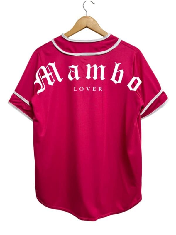 Casaca Jersey Mambo Lover Rosa fiusha espalda