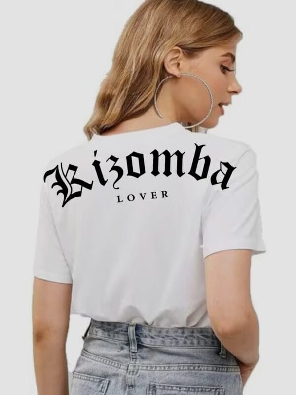 Playera para mujer KIZOMBA LOVER color blanco