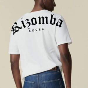 T-shirt Men Camiseta Playera Kizomba Lover Blanca Hombre