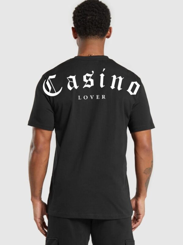 Playera para hombre CASINO LOVER color negro