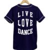 jersey casaca live love dance azul marino espalda