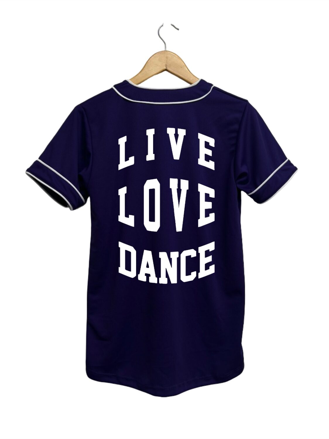 jersey casaca live love dance azul marino espalda