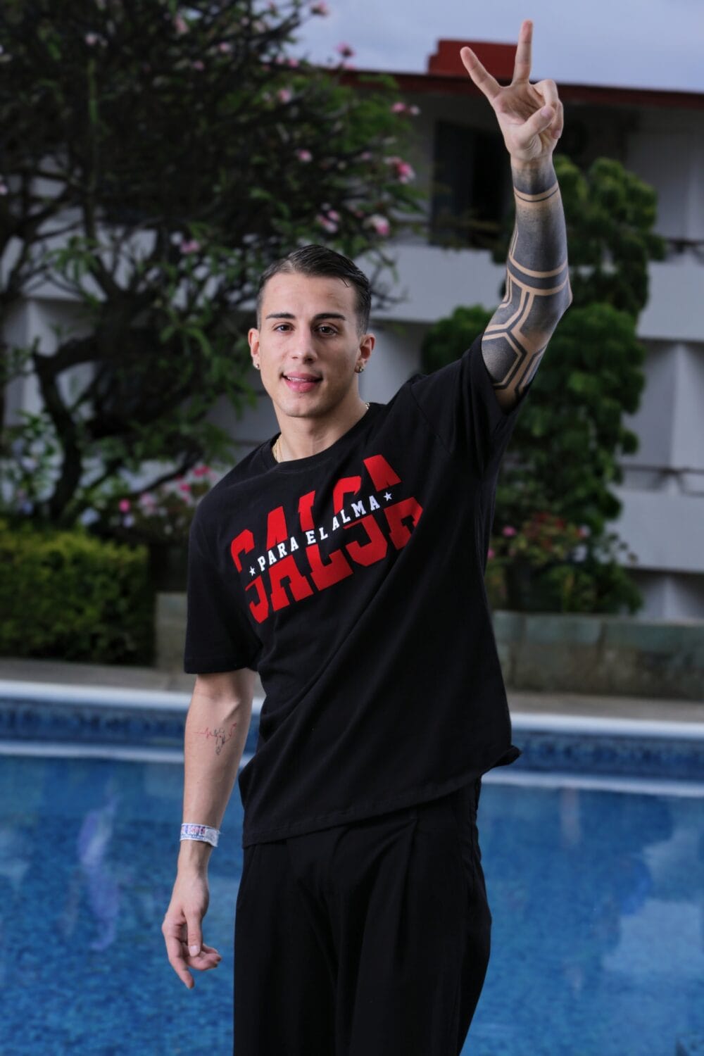 salsa para el alma playera negra hombre 1