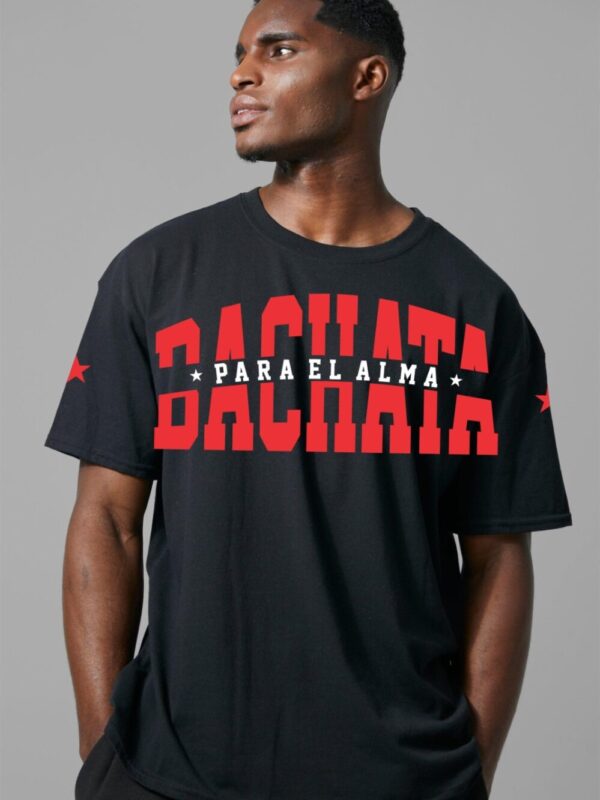 Playera Hombre Bachata para el Alma color negro