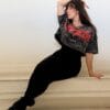 Playera Oversize Crop Top Mineral Mujer Energía Libre algodón 100% 7