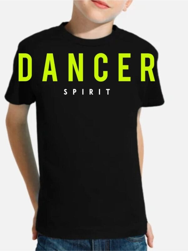 Playera para niño DANCER SPIRIT color negro