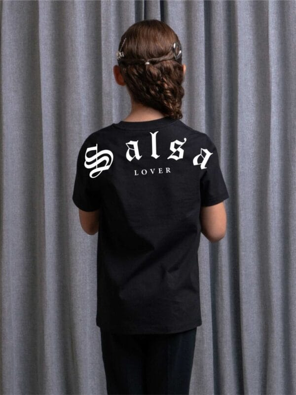 Playera para niño SALSA LOVER color negro
