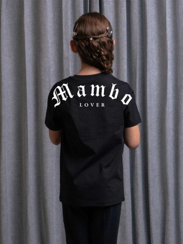 Playera para niño MAMBO LOVER color negro