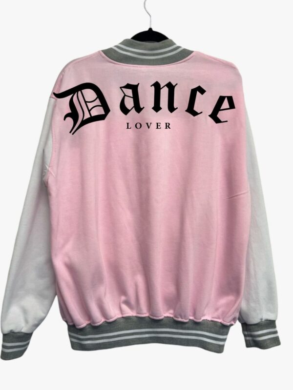 Chamarra Colegio Bomber DANCE LOVER rosa baby unisex