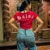 crop top rojo con blanco salsa lover 3