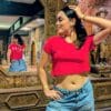 crop top rojo con blanco salsa lover 5