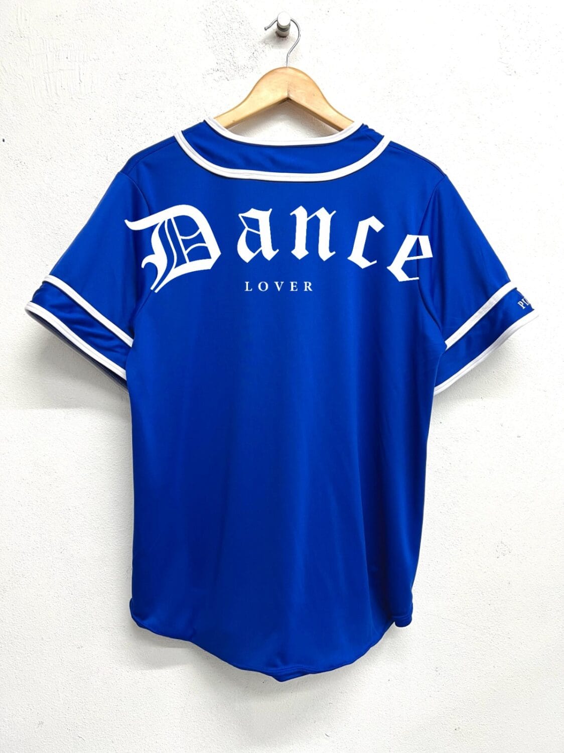 jersey casaca dance lover azul rey espalda