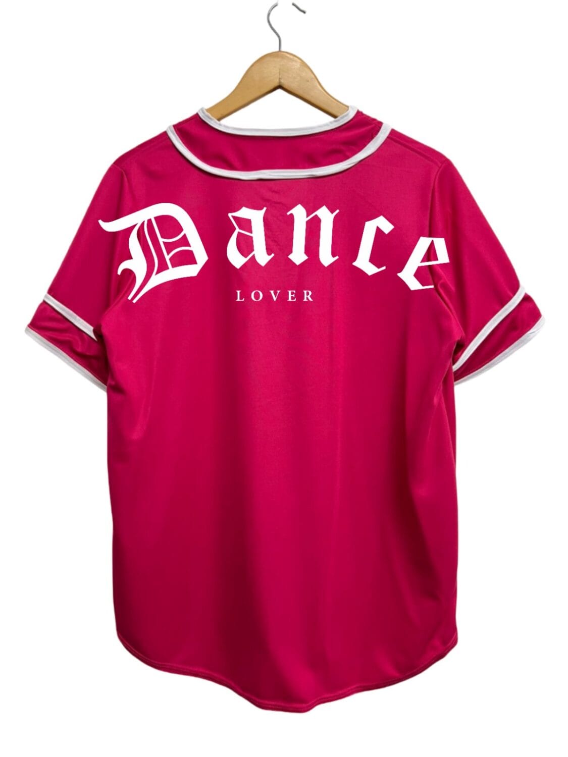 jersey casaca dance lover rosa fiusha espalda