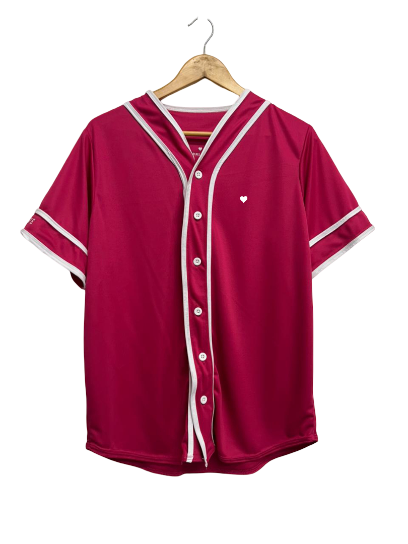 jersey color rosa fiusha salsa bachata lover vista de frente 1