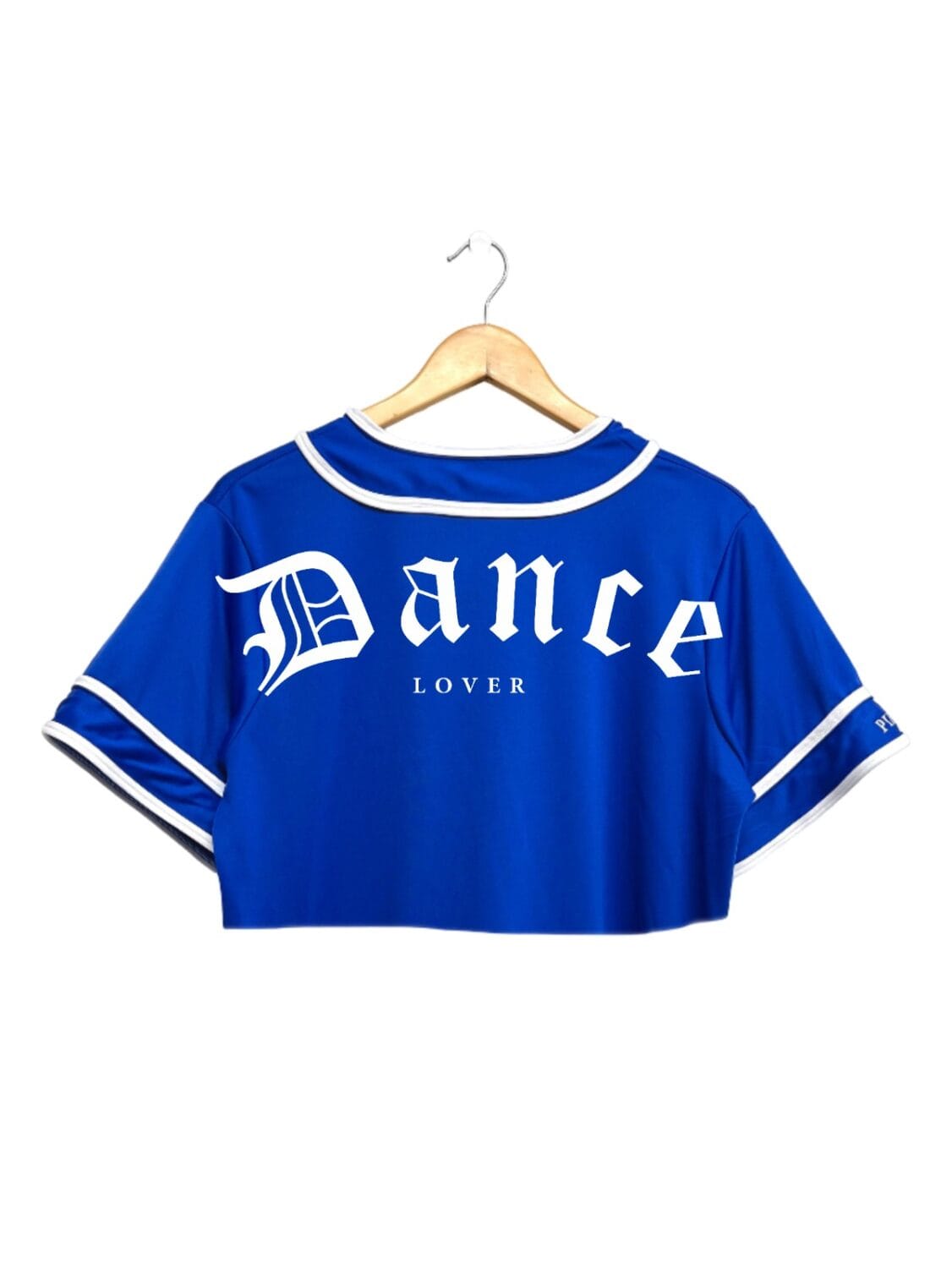 Casaca Jersey crop top Dance Lover azul rey e para mujer 1