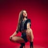 jersey croptop negra mujer salsa lover frente