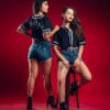 jersey-croptop negra mujer-salsa lover dos chicas frente y vuelta