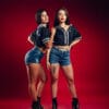 jersey-croptop negra mujer-salsa lover dos chicas frente y vuelta dance
