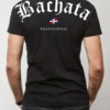 playera hombre bachata tradicional color negro espalda 1
