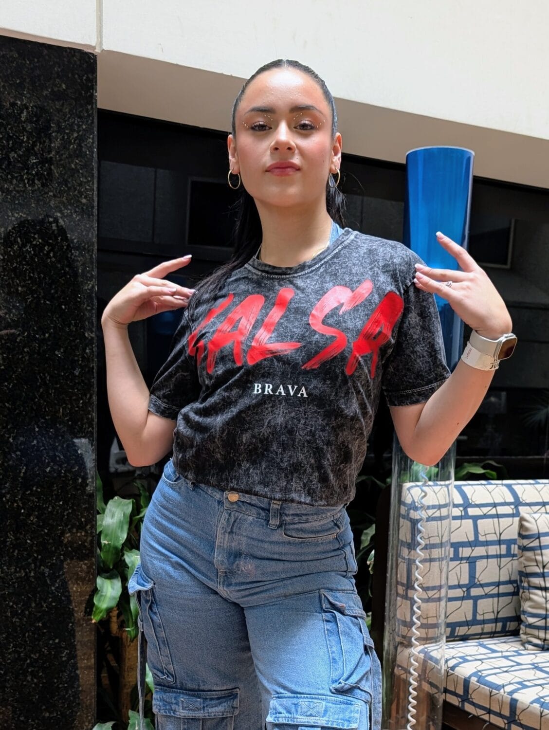 playera salsa brava negro mineral unisex 1