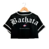 bachata tradicional crop top negro mujer jersey 1