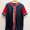 jersey combinada rojo1 azul marino bachata tradicional unisex espalda 1