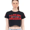 bcahara para el alma crop top color negro para mujer